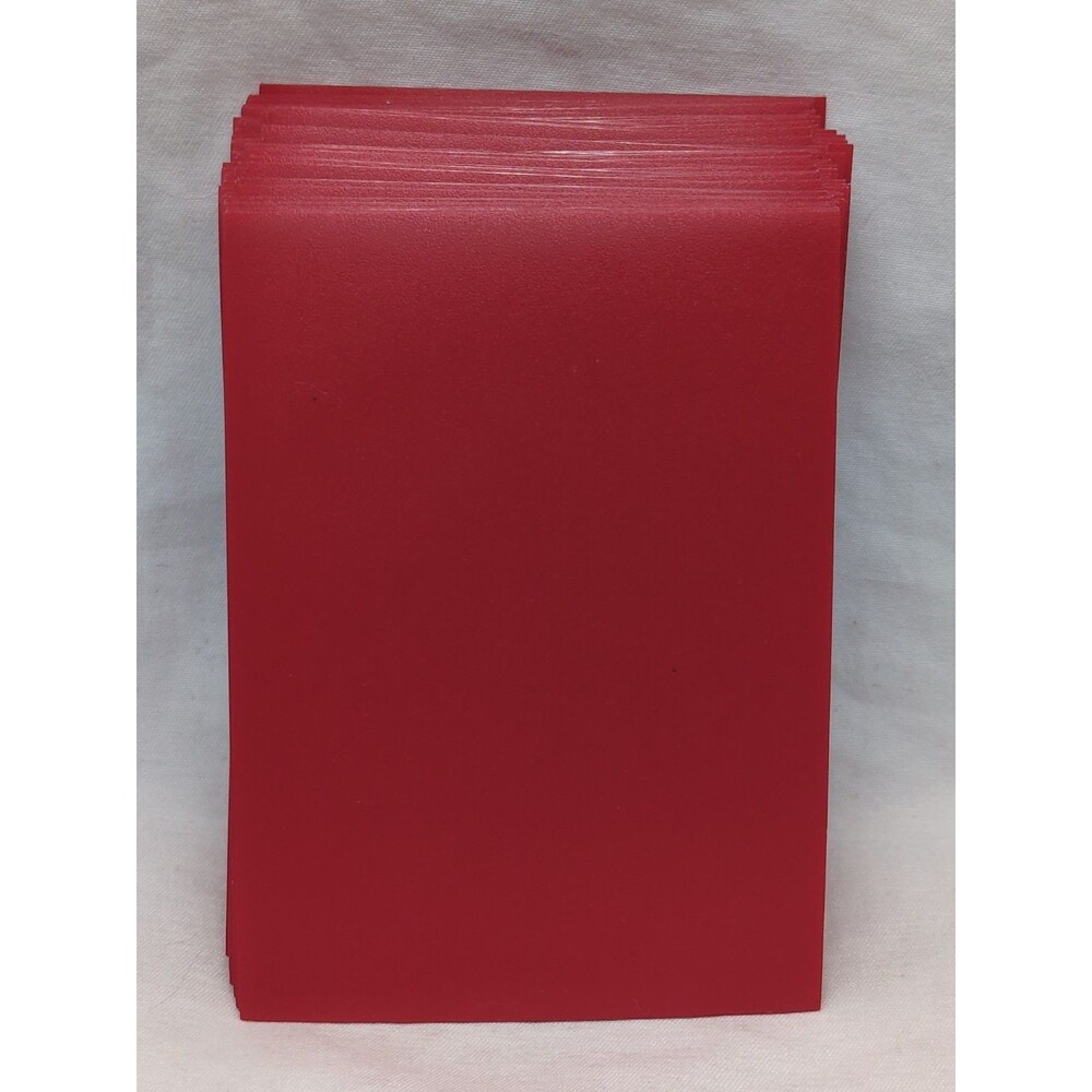 (61) Slight Used Red Ultra Pro Standard Size Sleeves